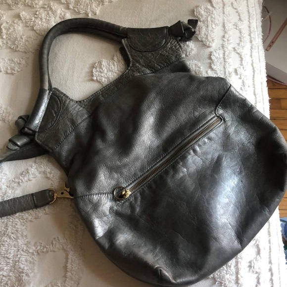 VINTAGE Foley + Corinna Leather Mid City Tote Bag - Picture 1 of 6